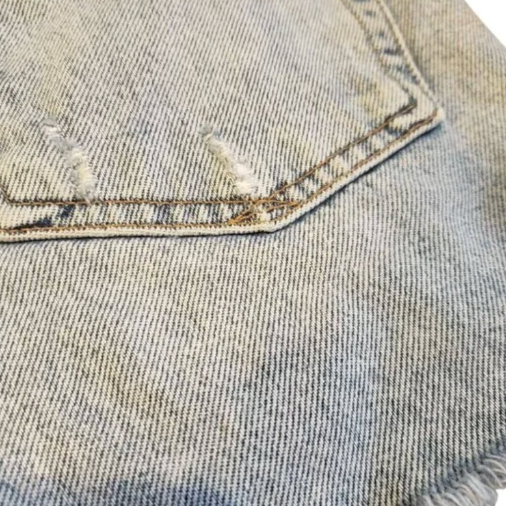 Agolde Parker Vintage Cut Off Short Riptide Light Blue Revolve Womens 27 - Picture 4 of 7